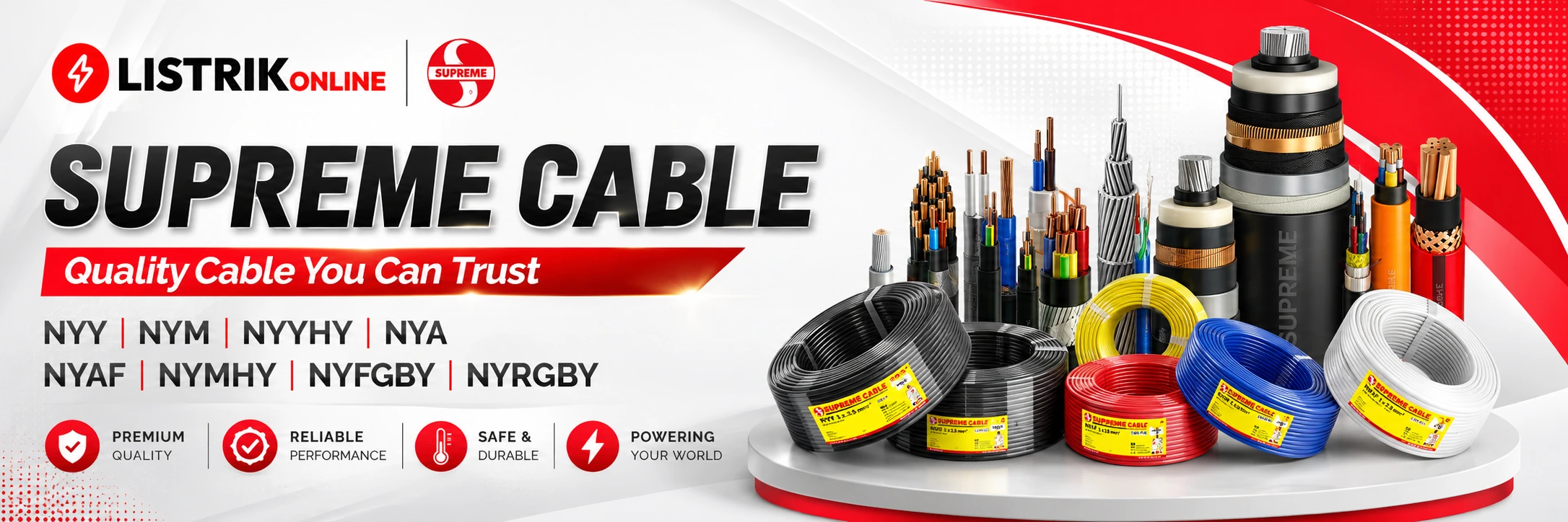 Supreme Cable Banner